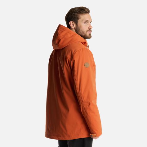 Chaqueta Hombre DayBreak B-Dry Jacket Naranjo Oscuro Lippi-4
