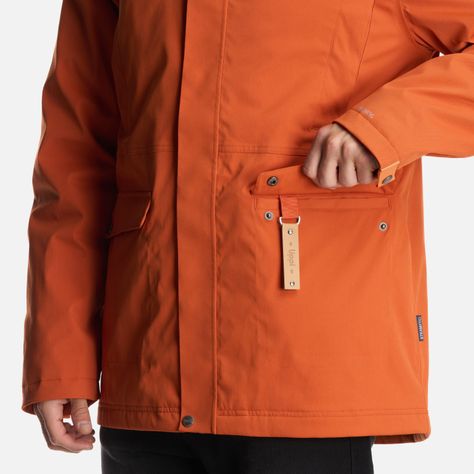 Chaqueta Hombre DayBreak B-Dry Jacket Naranjo Oscuro Lippi-7