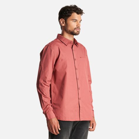Camisa Hombre Alloy Long Sleeve Shirt Melange Terracota Lippi-2