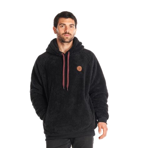 Poleron Hombre Cangur-oso Negro Haka Honu V22-1