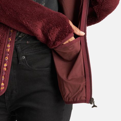Chaqueta Mujer Calur-oso Burdeo Haka Honu I23-6
