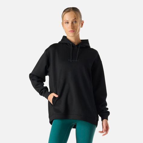 Polerón Mujer Tempo Active Sweatshirt Hoody Negro Vulcano-0