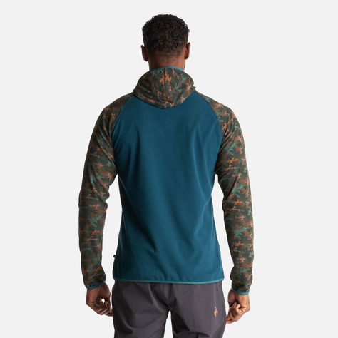 Poleron Hombre Taina Pro Print Petroleo Haka Honu-3