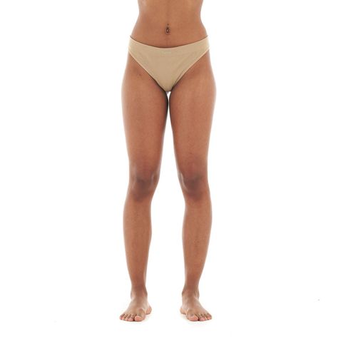 Ropa Interior Mujer Pack Skintec Sport Thong Grafito y Taupe Lippi-1