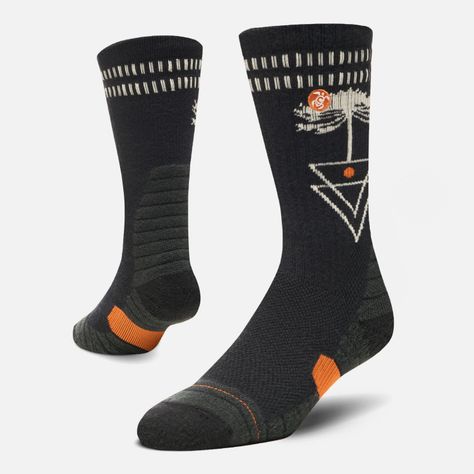 Calcetines Hombre Sendero Negro / Gris Haka Honu I25-0
