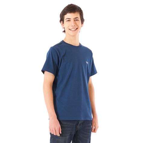 Polera Teen Boy Travel UV-Stop T-Shirt Azul Noche Lippi-2