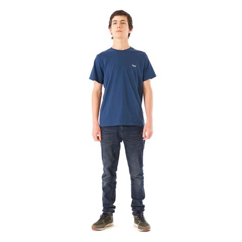 Polera Teen Boy Travel UV-Stop T-Shirt Azul Noche Lippi-7