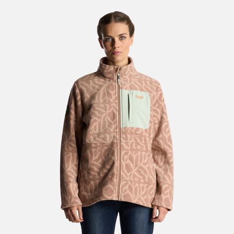 Chaqueta Mujer Macizo Sherpa Pro Jacket Print rosa Lippi-1