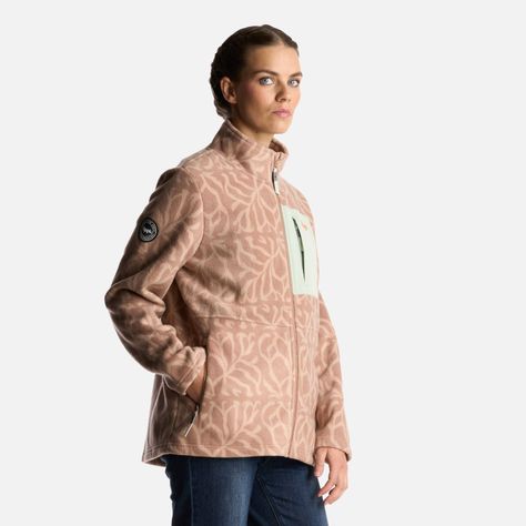 Chaqueta Mujer Macizo Sherpa Pro Jacket Print rosa Lippi-2