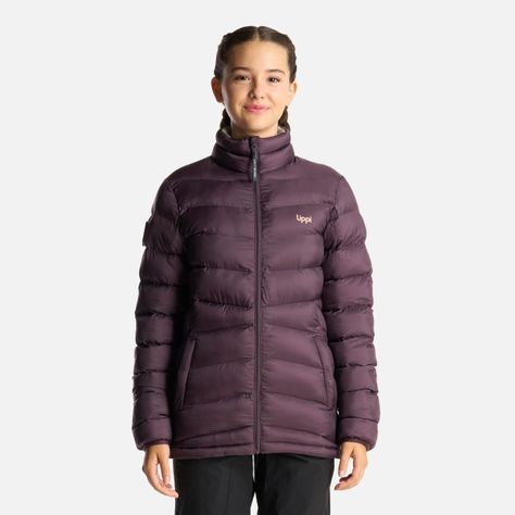 Chaqueta Teen Girl Bewarm Steam-Pro Jacket Morado Oscuro Lippi-1