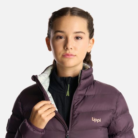 Chaqueta Teen Girl Bewarm Steam-Pro Jacket Morado Oscuro Lippi-5