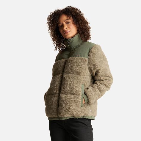 Chaqueta Mujer Bombastic Verde Militar Haka Honu-2