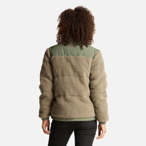 Chaqueta Mujer Bombastic Verde Militar Haka Honu-3