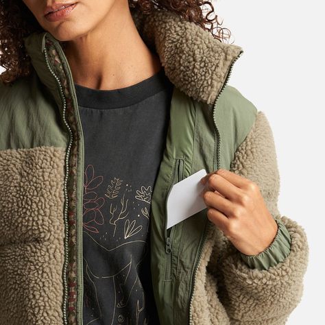 Chaqueta Mujer Bombastic Verde Militar Haka Honu-4