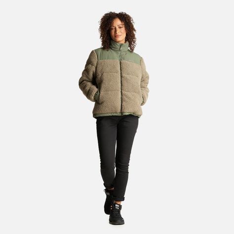 Chaqueta Mujer Bombastic Verde Militar Haka Honu-7