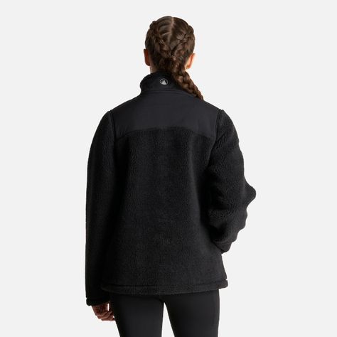Chaqueta Mujer Glaciar Sherpa Pro Jacket Negro Lippi-3