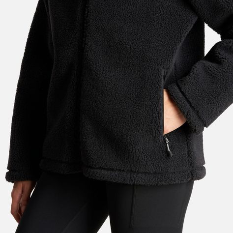 Chaqueta Mujer Glaciar Sherpa Pro Jacket Negro Lippi-5
