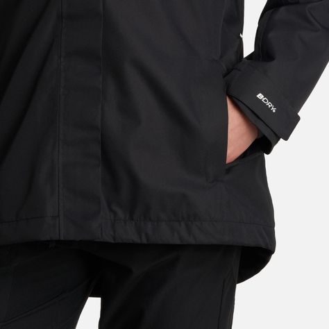 Chaqueta Mujer Tres Cruces Fusion-3 Hoody Negro Lippi I25-8