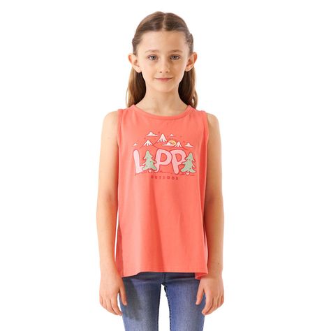 Polera Niña Scout UV-Stop T-Shirt Rosado Lippi-1
