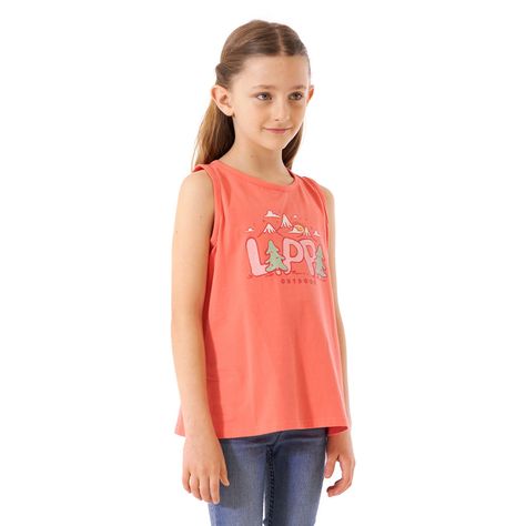 Polera Niña Scout UV-Stop T-Shirt Rosado Lippi-2
