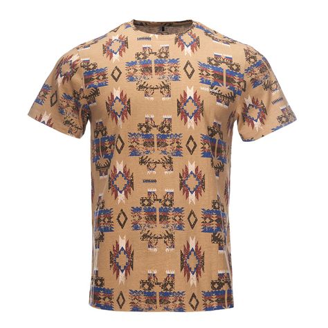 Polera Hombre Azteca Cafe Haka Honu-0