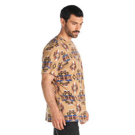 Polera Hombre Azteca Cafe Haka Honu-3