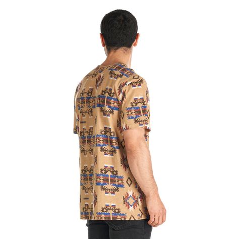 Polera Hombre Azteca Cafe Haka Honu-4
