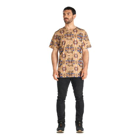 Polera Hombre Azteca Cafe Haka Honu-7