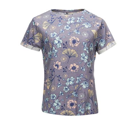 Polera Mujer Flora Morado Haka Honu-0