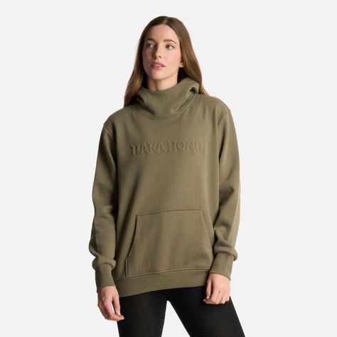 Polerón Mujer Motomami Hoody Verde Oliva Haka Honu-0