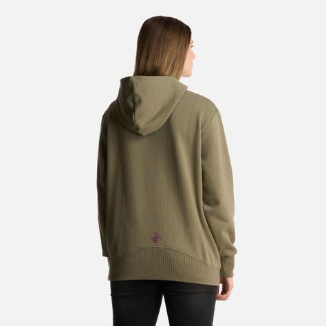 Polerón Mujer Motomami Hoody Verde Oliva Haka Honu-2