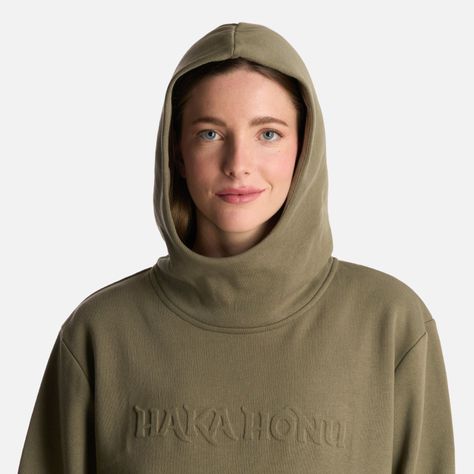 Polerón Mujer Motomami Hoody Verde Oliva Haka Honu-3