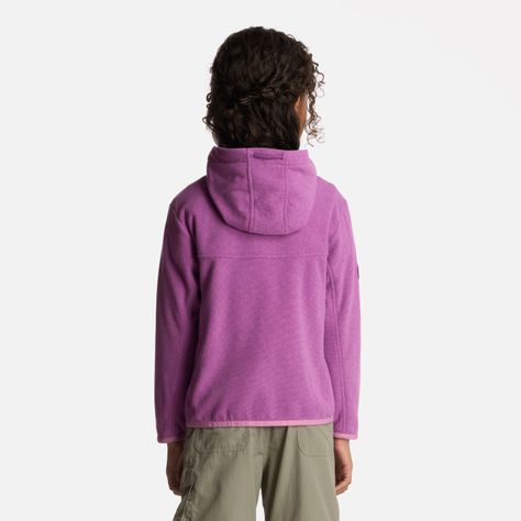 Polerón Niña Stripes Nano-F Full Zip Hoody Morado Lippi-2