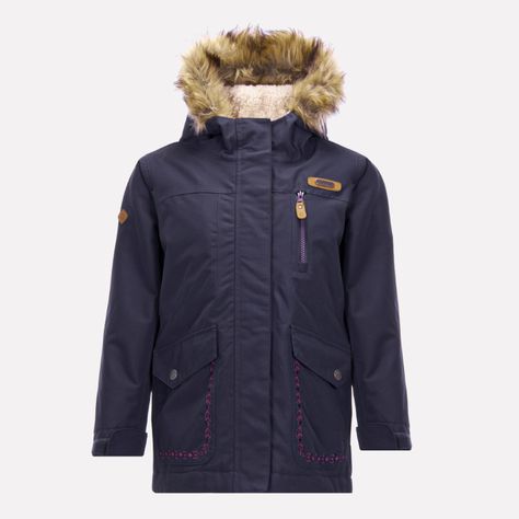 Chaqueta Niña Roble B-Dry Hoody Jacket Azul Piedra Lippi-0