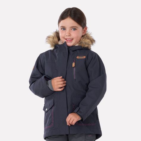 Chaqueta Niña Roble B-Dry Hoody Jacket Azul Piedra Lippi-1