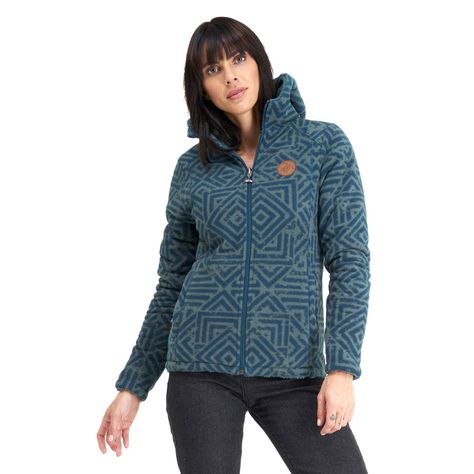 Chaqueta Mujer Bi-polar Verde Haka Honu I20-1