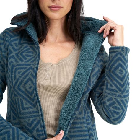 Chaqueta Mujer Bi-polar Verde Haka Honu I20-3