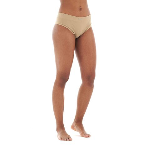 Ropa Interior Mujer Pack Skintec Sport Hip Hugger Malva y Taupe Lippi-2