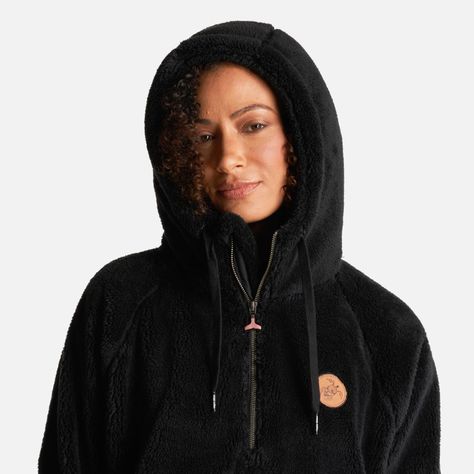 Poleron Mujer Cangur-oso Negro Haka Honu I23-4