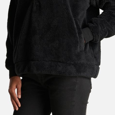 Poleron Mujer Cangur-oso Negro Haka Honu I23-5