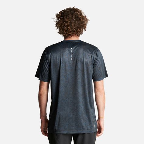 Polera Hombre Sudala Print Azul Haka Honu-3