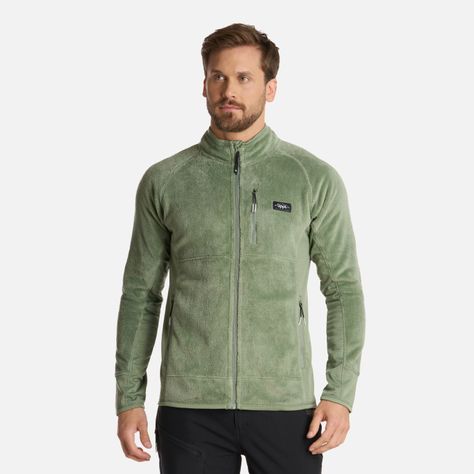 Polar Hombre Numan Shaggy-Pro Jacket Jade Oscuro Lippi I25-0