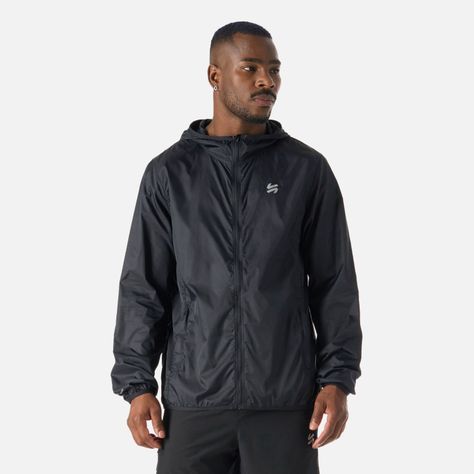 Chaqueta Hombre Built To Move Windbreaker Negro Vulcano-0