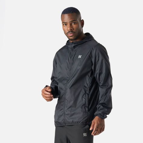 Chaqueta Hombre Built To Move Windbreaker Negro Vulcano-1