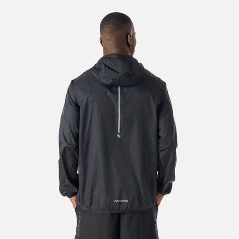 Chaqueta Hombre Built To Move Windbreaker Negro Vulcano-3