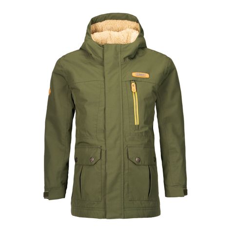 Chaqueta Niño Roble B-Dry Hoody Jacket Verde Militar Lippi-0