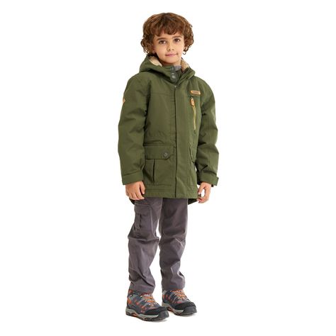 Chaqueta Niño Roble B-Dry Hoody Jacket Verde Militar Lippi-6