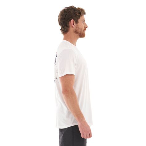 Polera Hombre Road Trip UV-Stop T-Shirt Blanco Lippi-3
