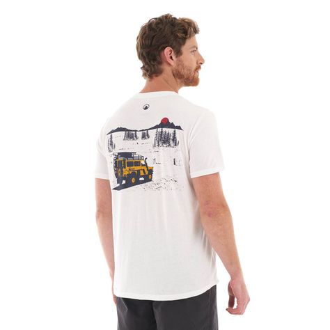 Polera Hombre Road Trip UV-Stop T-Shirt Blanco Lippi-4