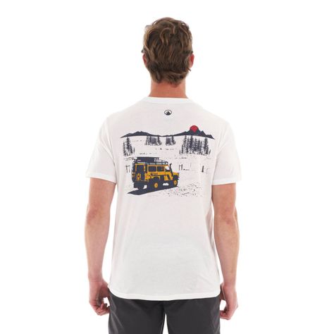 Polera Hombre Road Trip UV-Stop T-Shirt Blanco Lippi-5